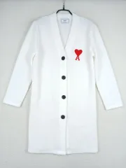 レディース ニット ロング カーディガン (F)