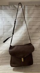TOSCANI ダークブラウン レザー ワンショルダー 2way Y2K 小さめ 