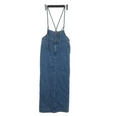 ラングラー WRANGLER デニム ジャンパースカート インディゴ S 250909E ■FF
