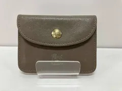 IL BISONTE イルビゾンテ カードケース ホワイト ベージュ 牛革 カウレザー 3ポケット 54212309193