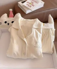 アイボリー ハローキティ 半袖 パジャマ セット