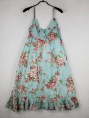 INAGE レディース ノースリーブ シフォンワンピース (F)