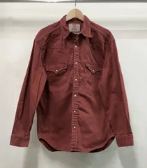 LEVI'S リーバイス 長袖シャツ 90S ウエスタンシャツ ユーロ アメリカンカジュアル スナップボタン サイズM レッド チュニジア製 コットン