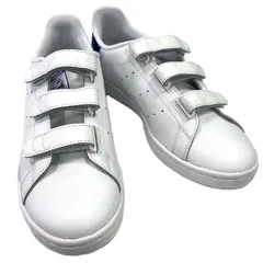 【中古品】adidas originals STAN SMITH アディダス オリジナルス スタンスミス ベルクロ S80042 26cm ユニセックス ホワイト/ブルー スニーカー GM