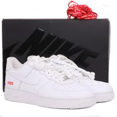 未使用 27.5cm SUPREME × NIKE Air Force 1 Low White CU9225-100