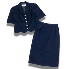 T182 美品 M ヴァレンティノ イタリア製 フリル セットアップ