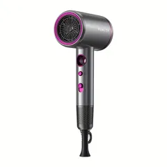 【超高速】ヘアドライヤー BUODCO 1300W | 6モード、速乾、軽量、負イオン、熱保護、大風量、温冷風、ボリューム調整、低騒音、ダメージ軽減、艶出し、コンパクト設計、カラーグレー☆新生活応援キャンペーン目玉商品！25％OFF多機能壁掛けラックプレゼント