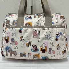 極美品❉ レスポートサック Lesportsac 自転車猫 ボストンバッグ