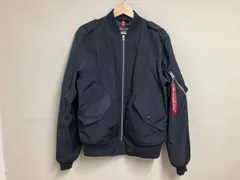 ALPHA INDUSTRIES アルファ インダストーリーズ L-2B ポリエステルタフタ フライトジャケット TA1531-001 サイズM ブラック