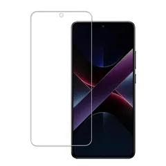 HUAKE 国産硝子素材製 Xiaomi POCO X7 Pro 用 ガラスフィルム強化 ガラス 指紋防止 液晶 保護 フィルム【1枚】