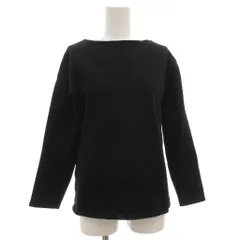 セントジェームス SAINT JAMES バスクシャツ カットソー 長袖 ボートネック XS 黒 ブラック /GV ■FF