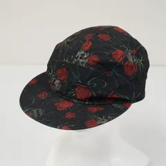 Youji Yamamoto×NEW ERA ヨウジヤマモト ニューエラ キャップ USED品 pour homme 帽子 フリー スカル ローズ X9238