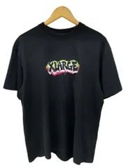 X-LARGE (エクストララージ) コットン 刺繍 半袖シャツ Tシャツ L ブラック メンズ/025