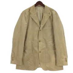 エルエルビーン L.L.BEAN コーデュロイ テーラード ジャケット シングル ベージュ L
