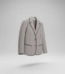 レディースS/ ザラ ストライプ シングルジャケット 21-54