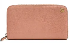 グッチ／GUCCI 長財布 財布 ウォレット レディース 女性 女性用 レザー 革 本革 ピンク  449347 Original Leather Dollar Calf Wallet インターロッキングGG シボ革 シュリンクレザー ラウンドジップ ラウンド
