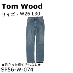Tom Woodボトムス＜表地＞綿98％ ポリウレタン2％＜ポケット袋地＞綿65％ ポリエステル35％ブルー送料無料 古着のサムネイル