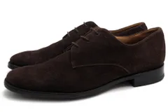 チャーチ／Church's シューズ ビジネスシューズ 靴 ビジネス メンズ 男性 男性用 スエード スウェード レザー 革 本革 ダークブラウン 茶 ブラウン  PARIS ロングノーズ プレーントゥ グッドイヤーウェルト製法