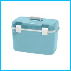 [Special Offer] Sports, Leisure, Outings, Outdoors, Club Activities Lunch Box, Lightweight, Insulated, with Shoulder Strap, Can Store Water Bottles Upright, Made in Japan, 550mm (W) x 324mm (D) x 367mm (H), 2L - 35L, Celadon Blue, Forest Crew Cooler Box, Removable Lid
