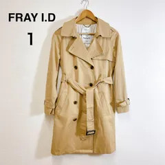 FRAY I.D トレンチコート ミドル丈 ベージュ ライトアウター アウター 春秋 ベルト付き ウエストマーク きれいめ オフィスカジュアル 1のサムネイル