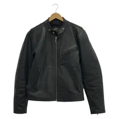 【中古】Harley Davidson シングルレザージャケット XL ブラック ハーレーダビッドソン[92]