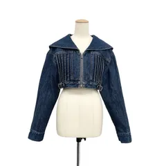 FETICO フェティコ SAILOR COLLAR DENIM JACKET セーラーカラー デニムジャケット エコブリーチ加工 ヴィンテージインディゴ 2 FTC232-0203