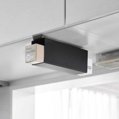 新品 山崎実業 ラップスタンド tower タワー 戸棚下ラップホルダー 10508 ブラック|沖縄発送不可【SPORTUS】