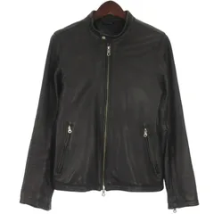 ハウスオブブルース HOUSE OF BLUES ラムレザー ジャケット ブラック S