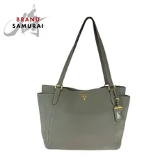 PRADA プラダ ヴィッテロダイノ マルモ グレージュ ゴールド金具 レザー BR4970 トートバッグ ショルダーバッグ レディース 408485【中古】
