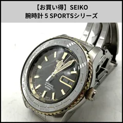 UA609【お買い得】SEIKO 腕時計 5 SPORTSシリーズ ゴールド×シルバー系