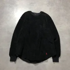 GQ4809◇SOPHNET : ボアフリース クルーネック プルオーバー◇L◇黒 ソフネット スウェットのサムネイル