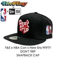 F&E x NBA Con x New Era 9FIFTY DON'T TRIP SNAPBACK CAP 【ブラック】