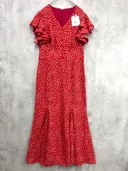 新品 SLY スライ 030FSR33-4720 タイニーフラワー フリル ワンピース size1/赤 ■◆ レディース