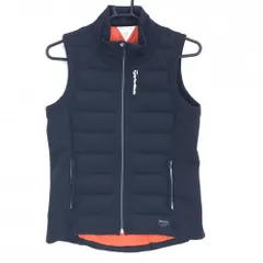 【美品】テーラーメイド 中綿ベスト 黒  ロゴプリント　 レディース M ゴルフウェア TaylorMade