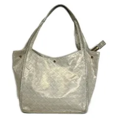 PELLE BORSA(ペレボルサ) ハンドバッグ - シルバー モノグラム レザー