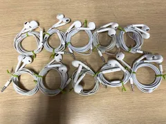 【現状品】 Apple アップル 純正 ピンジャック イヤホン イヤフィン 10点まとめ