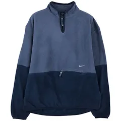 古着 00年代 ナイキ NIKE ハーフジップ フリースプルオーバー メンズXL相当/eaa532099
