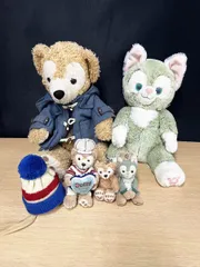 Disney ディズニーシー ダッフィー/ジェラトーニぬいぐるみなど 5点まとめ ★