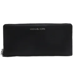マイケルコース MICHAEL KORS JET SET TRAVEL コンチネンタル ウォレット 長財布 ラウンドファスナー ブラック