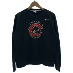 NIKE　スウェット　長袖　トレーナー　トップス　クルーネック　裏起毛　プリント　カレッジ　CHAPMAN UNIVERSITY　スポーツ　古着　/1602