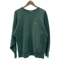 Champion REVERSEWEAVE　スウェット　90s vintage　90年代　OLD　長袖　トレーナー　トップス　クルーネック　裏起毛　無地　ワンポイント　刺しゅう　オーバーサイズ　USA製　アメカジ　古着　/4393