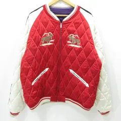【三重本店】 中古 SAPEur | サプール スーベニアジャケット Reversible Souvenir Jkt リバーシブル スカジャン MIL-S-2391 レッド サイズ：XL 【95】