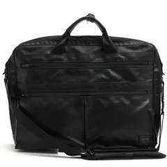 ポーター 吉田カバン／PORTER バッグ ブリーフケース ビジネスバッグ 鞄 ビジネス メンズ 男性 男性用 PVC レザー 革 ブラック 黒  383-08274 STRAGE ストレージ 2WAY ショルダーバッグ ノートPC収納可