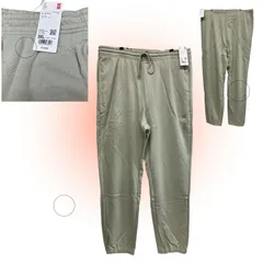 2  F-015-414  未使用　UNIQLO　ユニクロ　  WOMEN  スウェットパンツ+  ３XL ウエスト 75-81cm　ライトグリーン