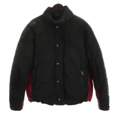 ポロ バイ ラルフローレン Polo by Ralph Lauren ダウンジャケット レザー切替 ブラック M