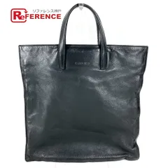 LOEWE ロエベ ハンドバッグ ロゴ 縦型トート トートバック レザー ブラック