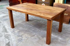 old maison VINTAGE 文机 木製 テーブル アンティーク家具 - メルカリ