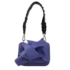 N゜21(ヌメロ ヴェントゥーノ) ショルダーバッグ - パープル レザー