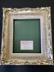 希少 ウノアエレ 純銀製 ミニ絵画 外枠横縦10.5㎝ 銀部分縦横4