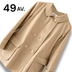 49AV.junko shimada フォーティナインアベニュージュンコシマダ  ベージュ レディース アウター ジャケット トレンチコート スプリングコート 長袖 シンプル 【サイズ38】Mサイズ相当 0001102OC
